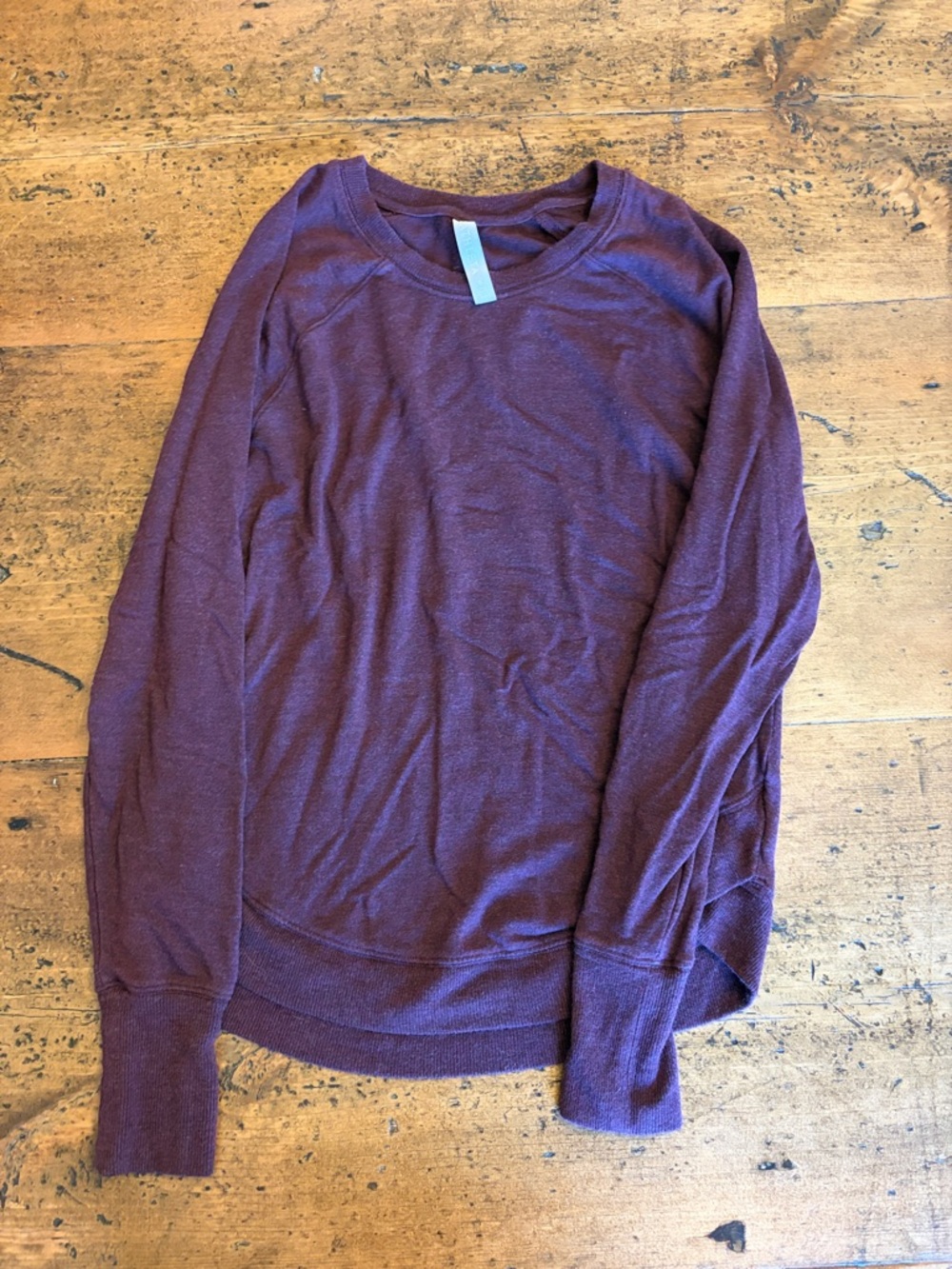 Athleta Long Sleeve Tee in Plum